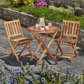 3-Piece Acacia Hardwood Garden Bistro Set