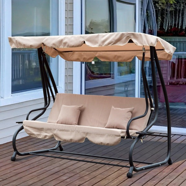 3-Seater Swing Chair &amp;amp Canopy