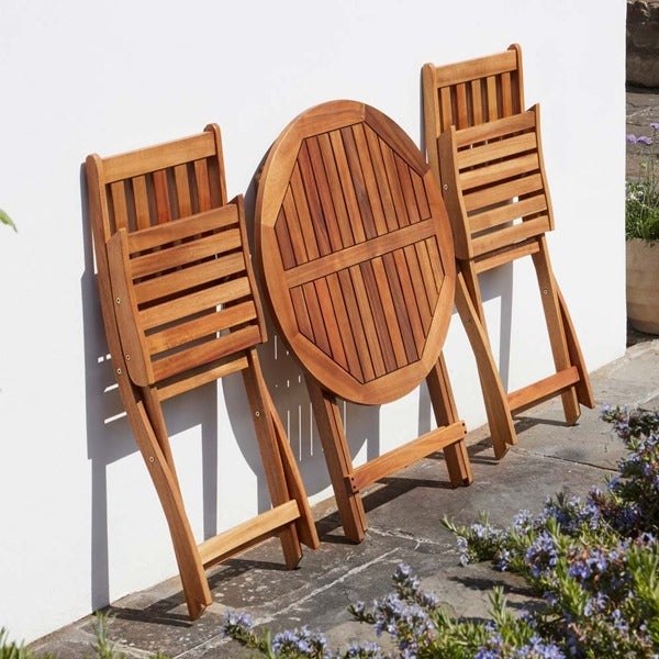 3-Piece Acacia Hardwood Garden Bistro Set