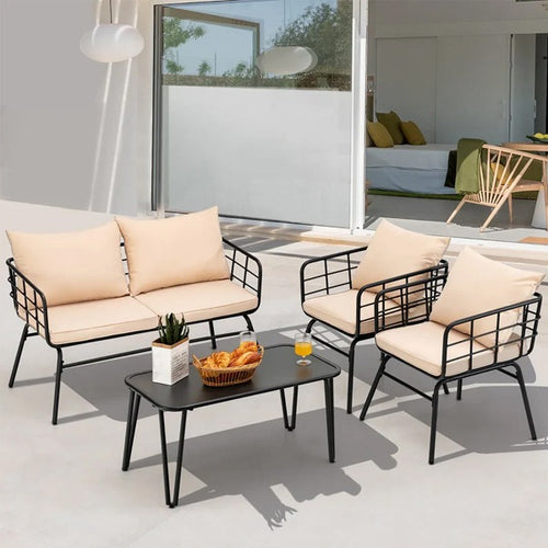 4-Seater Garden Patio Furniture Set