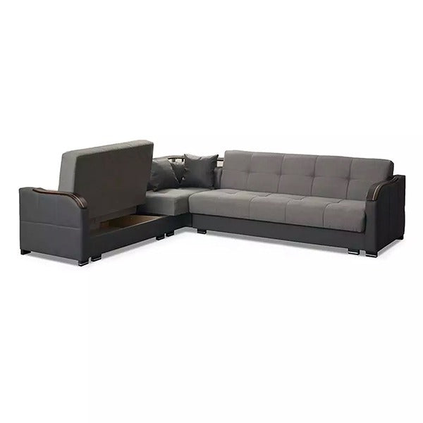FUTURO BROWN CORNER SOFA BED