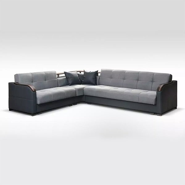 FUTURO GREY CORNER SOFA BED