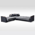FUTURO GREY CORNER SOFA BED