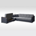 FUTURO GREY CORNER SOFA BED