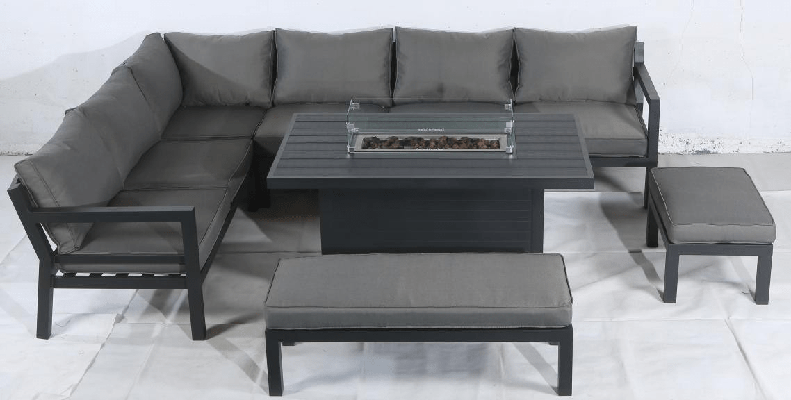 Grey 7 Piece Sofa Set