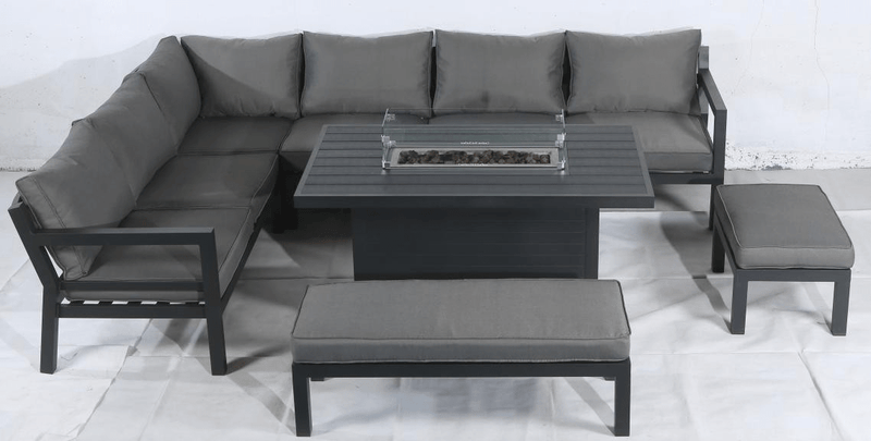 Grey 7 Piece Sofa Set