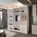MANHATTAN WHITE HIGH GLOSS 120/150/200/250CM
