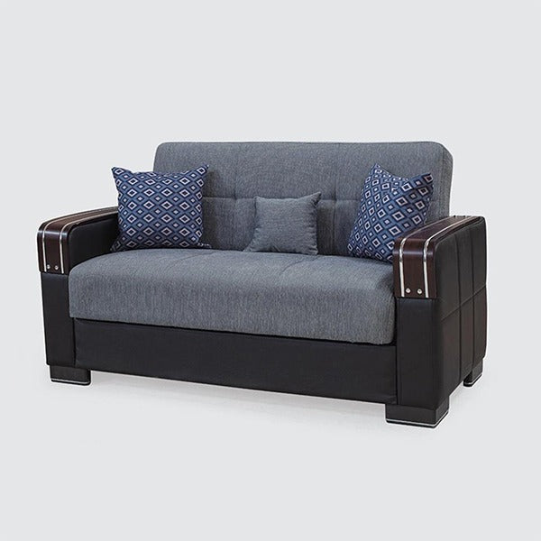 MALTA GREY 2 SEATER SOFA BED
