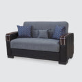 MALTA BROWN 2 SEATER SOFA BED