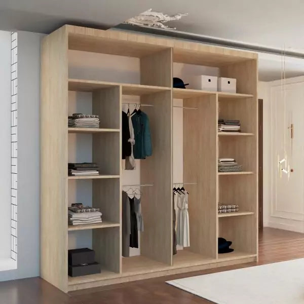 VISION OAK WARDROBE 120cm/150cm/180cm/203cm