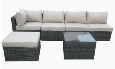 The Manhattan 5 Seater Set Brown