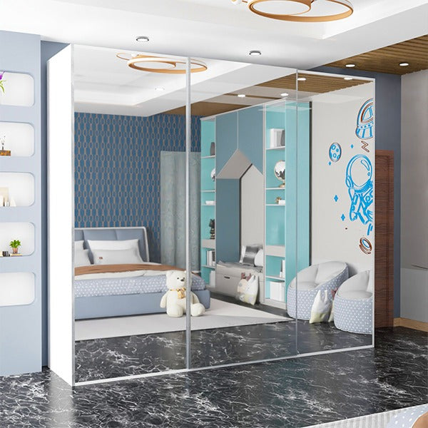 ETNA GREY WARDROBE 250cm