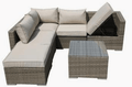 The Wiltshire 5 Seater Recliner Set Brown