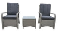 3-Piece Outdoor Luxury Bistro Set