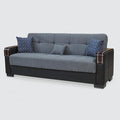 MALTA BROWN 2 SEATER SOFA BED