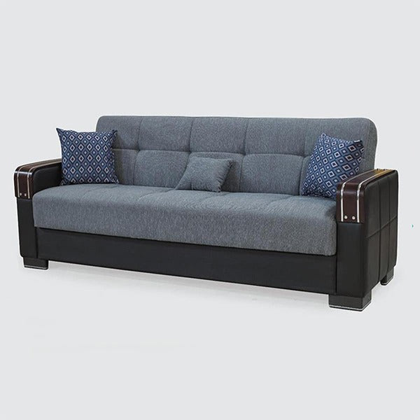 MALTA GREY 3 SEATER SOFA BED