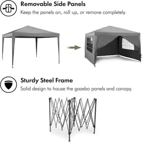 Pop Up Gazebo including sides