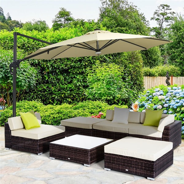 5-Seater Luxury Rattan Outdoor Furniture Set