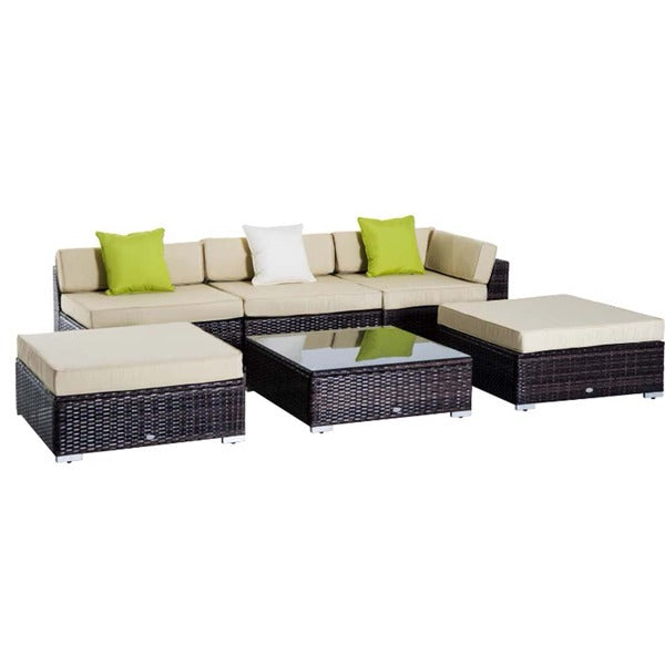 5-Seater Luxury Rattan Outdoor Furniture Set