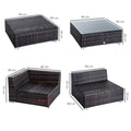5-Seater Luxury Rattan Outdoor Furniture Set