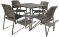 Rattan Dining Set 1.2m Rectangle Table with 4 chairs