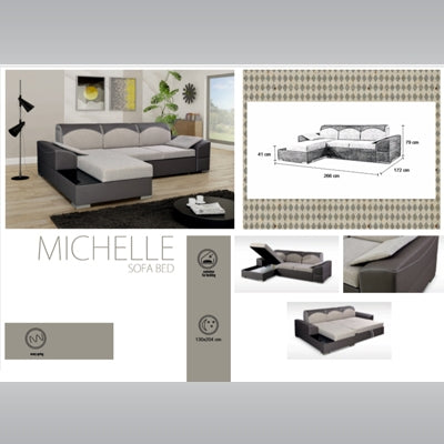 MICHELLE CORNER SOFA BED