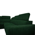 HOUSTON GREEN CORNER SOFA BED