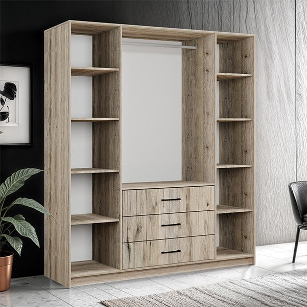 Barcelona 200cm Wellington Wardrobe