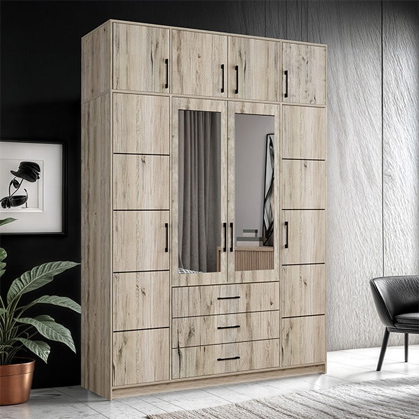 Barcelona 200cm Wellington Wardrobe