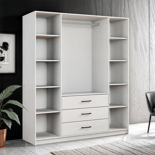 Barcelona 200 White Wardrobe