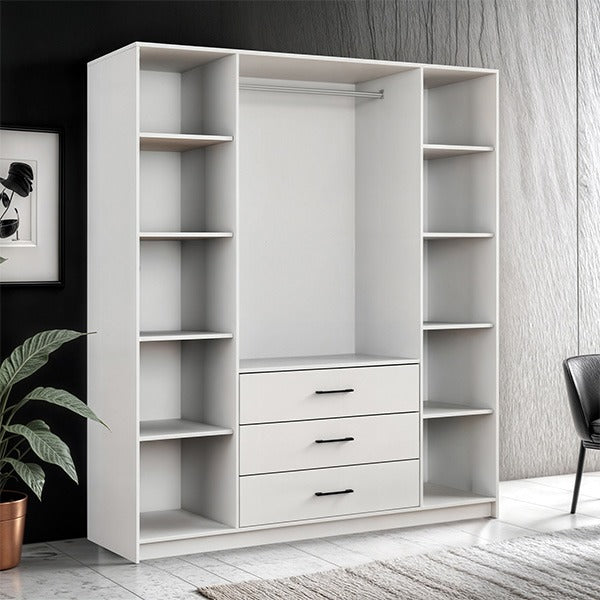 Barcelona 200 White Wardrobe