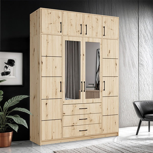 Barcelona 200cm Wellington Wardrobe