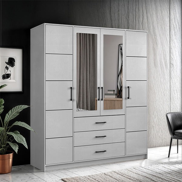 Barcelona 200cm Wellington Wardrobe