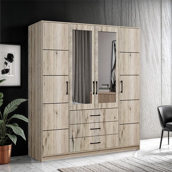 Barcelona 200cm Wellington Wardrobe