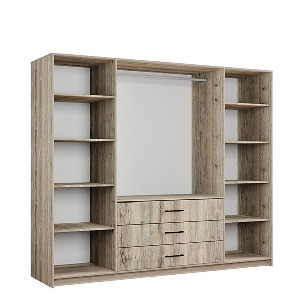 Barcelona 240cm Wellington with TOP BOX Wardrobe