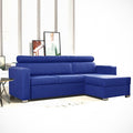 Hugo Blue Corner Sofa Bed