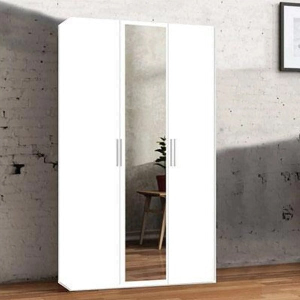 BOBBY WHITE 3 DOOR WARDROBE