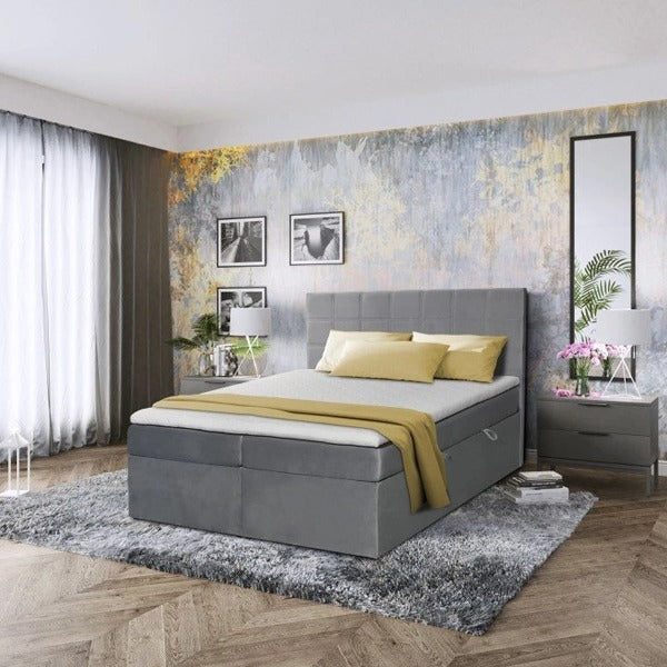 BOX SPRING STORAGE BED