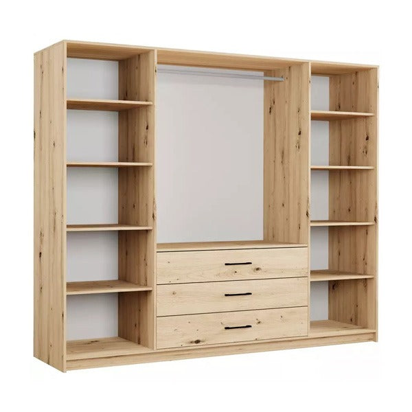 Barcelona 240cm Artisan with TOP BOX Wardrobe