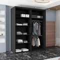 ETNA BLACK WARDROBE 150cm/200cm