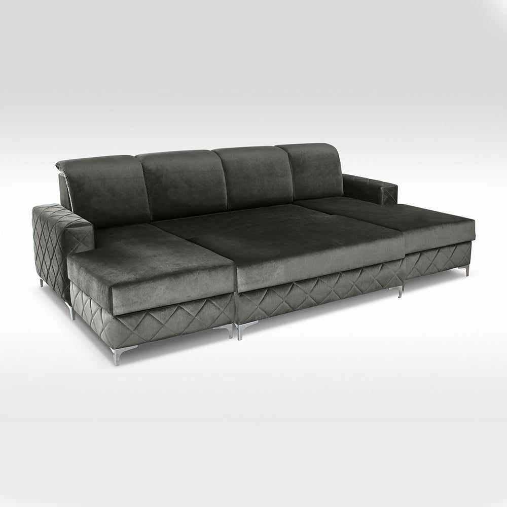 BORYS GREY SOFA BED LARGE