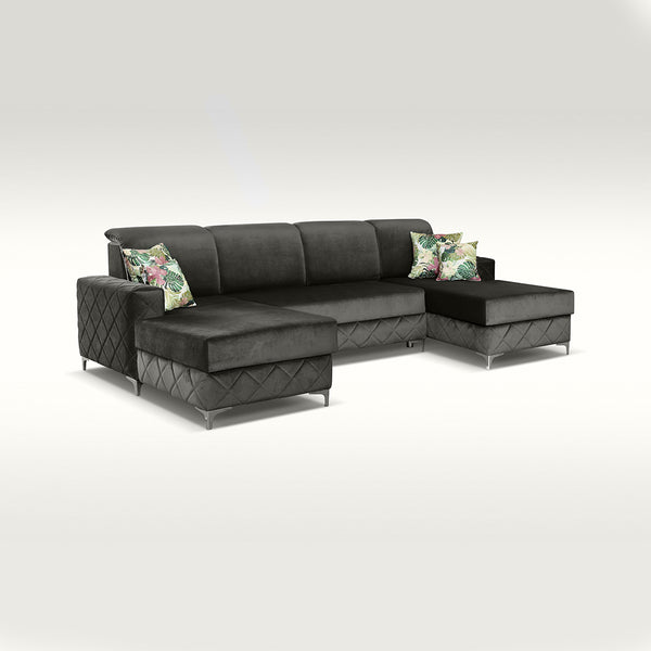 BORYS GREY SOFA BED LARGE