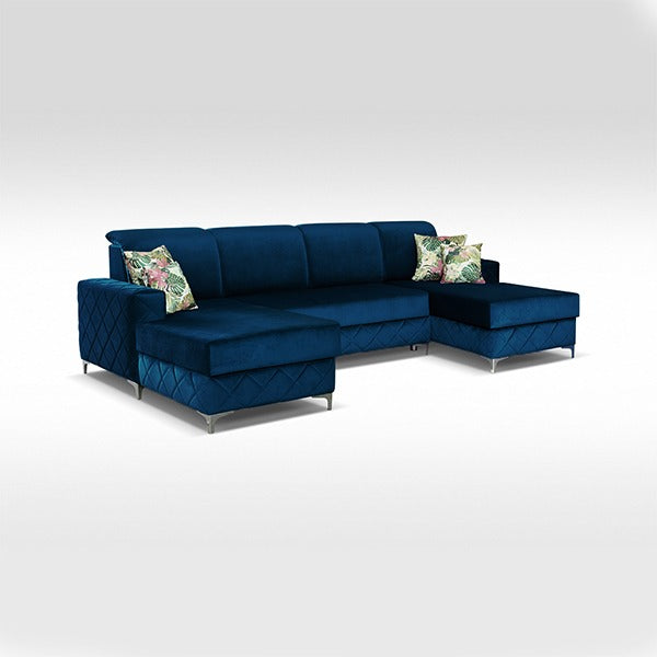 BORYS BLUE SOFA BED LARGE