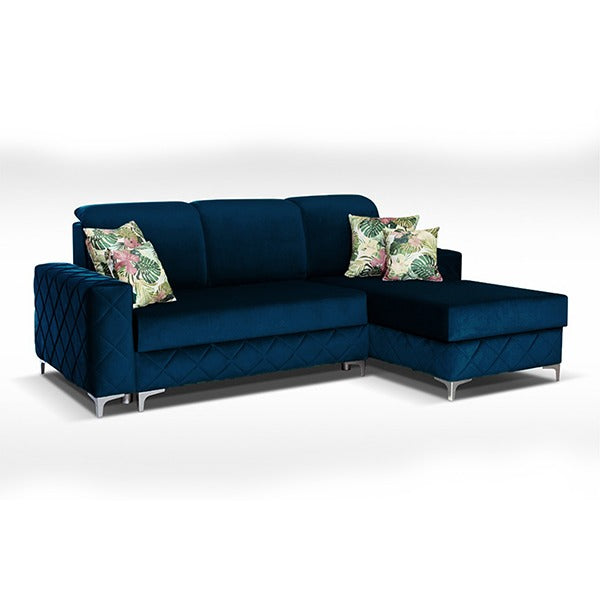 BORYS BLUE SOFA BED SMALL