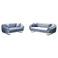Camden Chesterfield Blue 3+2 Sofa Set
