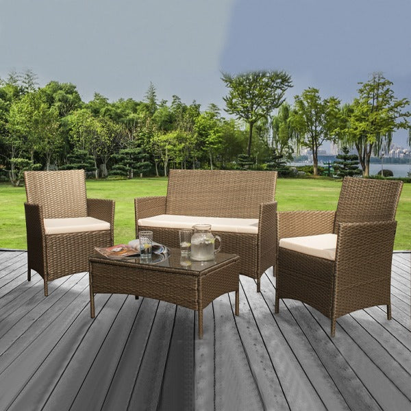 Eco Rattan Garden Furniture Set