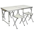 Foldable Camping Table with Chairs