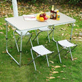 Foldable Camping Table with Chairs