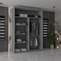 CHICAGO GREY WARDROBE 250cm