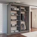 VISION GREY WARDROBE 120cm/150cm/180cm/203cm